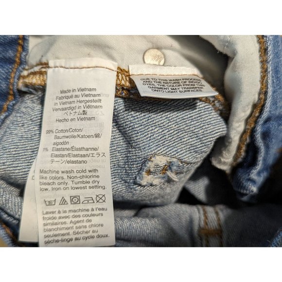 Madewell The Perfect Vintage Crop Jean high rise raw hem size 25‎ - Picture 9 of 9